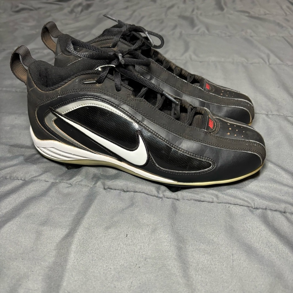Nike AIR STRODE 5-TOOL METAL Baseball Cleats‎ (Black/White) US 7.5